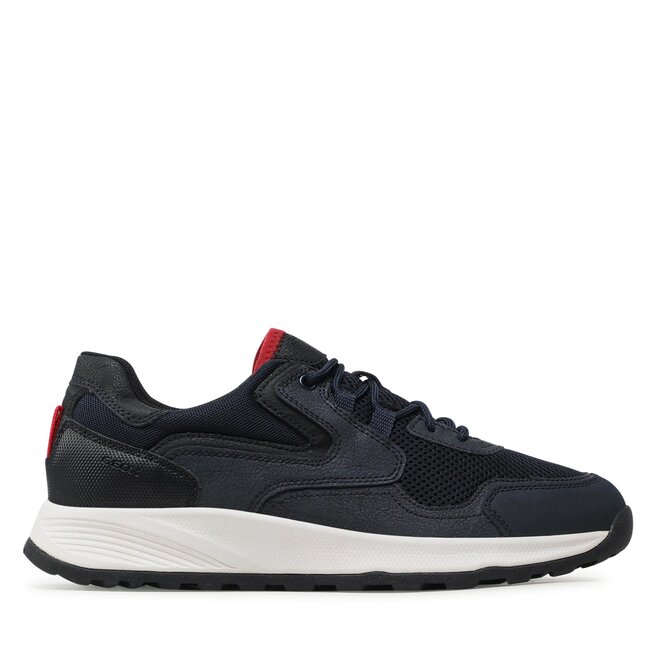 Geox U Terrestre A - Scarpe Da Ginnastica Uomo, Effetto Ammortizzante, Chiusura Con Lacci, Soletta Rimovibile
