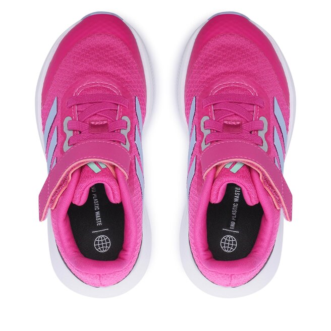 Schuhe adidas Shoes 3.0 Running Elastic Black Runfalcon Fuchsia/Blue Lace Dawn/Core HP5874 Sport Top Strap Lucid