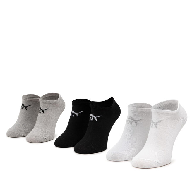 Zestaw 3 par niskich skarpet damskich Puma 90793206 r. - Czarny