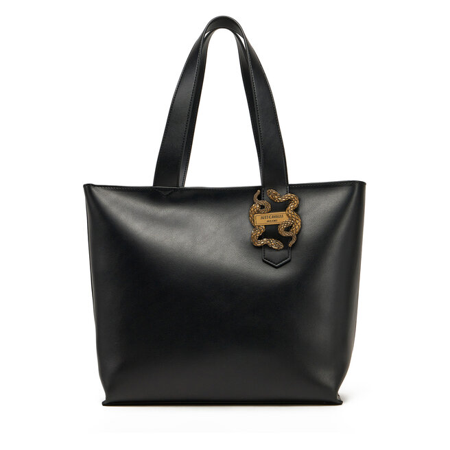 Torebka Just Cavalli Iconic Snakes 78RA4BA5 - Czarny
