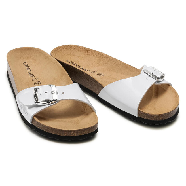 Grünland Pantoletten Grünland Sara CB0029-70 Bianco 1