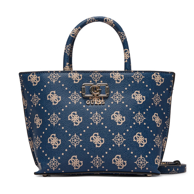 Torebka Guess Emelie Logo Mini HWGP99 28750 Granatowy -