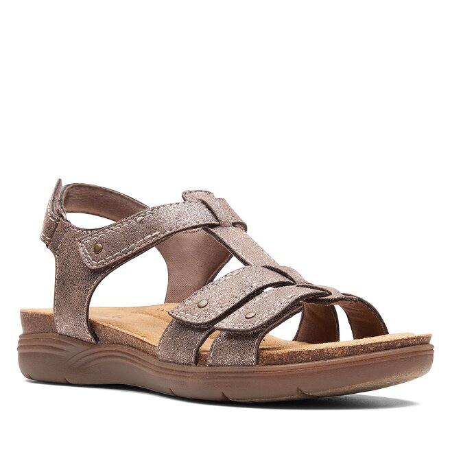 Sandale Clarks April Cove 26171133 Bronze Metallic