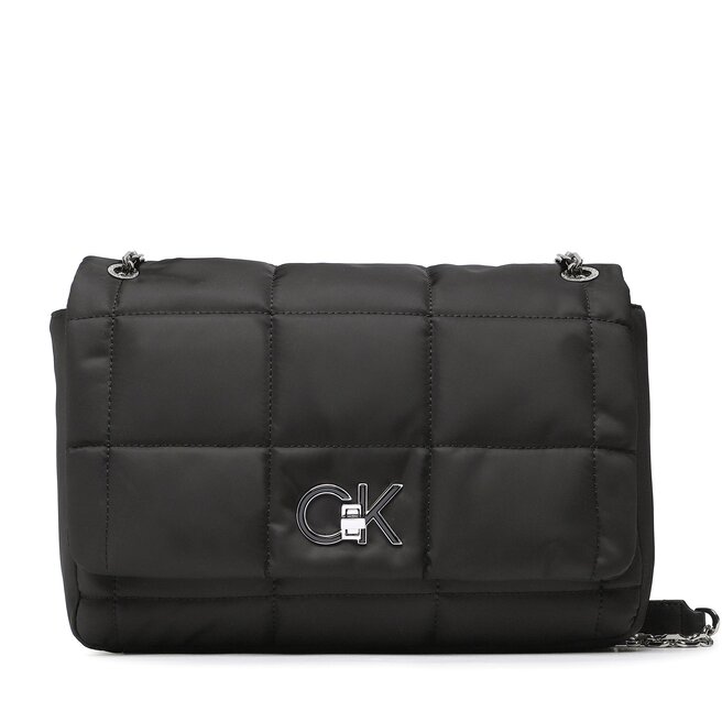 Geantă Calvin Klein Re-Lock Quil Shoulder Bag Nyl K60K610639 BAX Bag imagine noua gjx.ro
