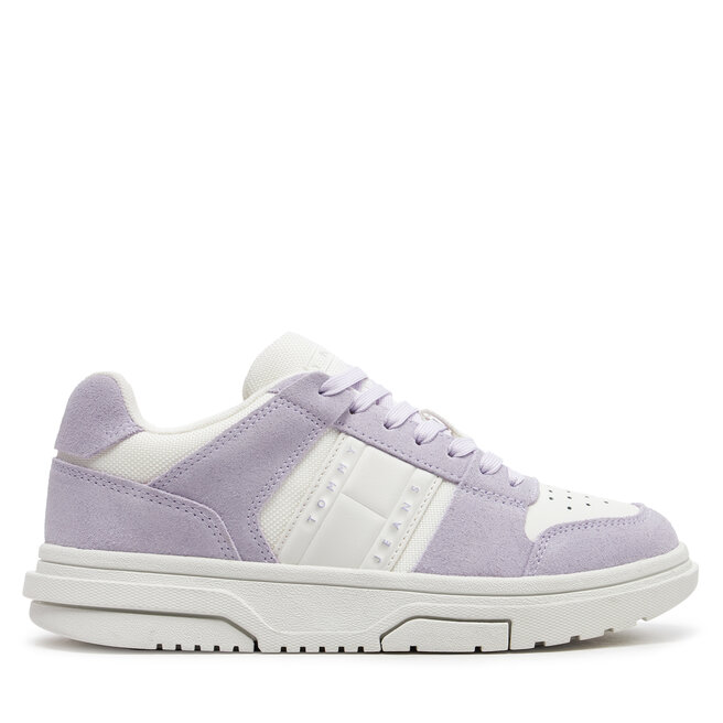 Sneakersy Tommy Jeans The Brooklyn Suede - Fioletowy