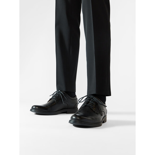 Półbuty Clarks Un Aldric Lace 261326777 Czarny - męskie