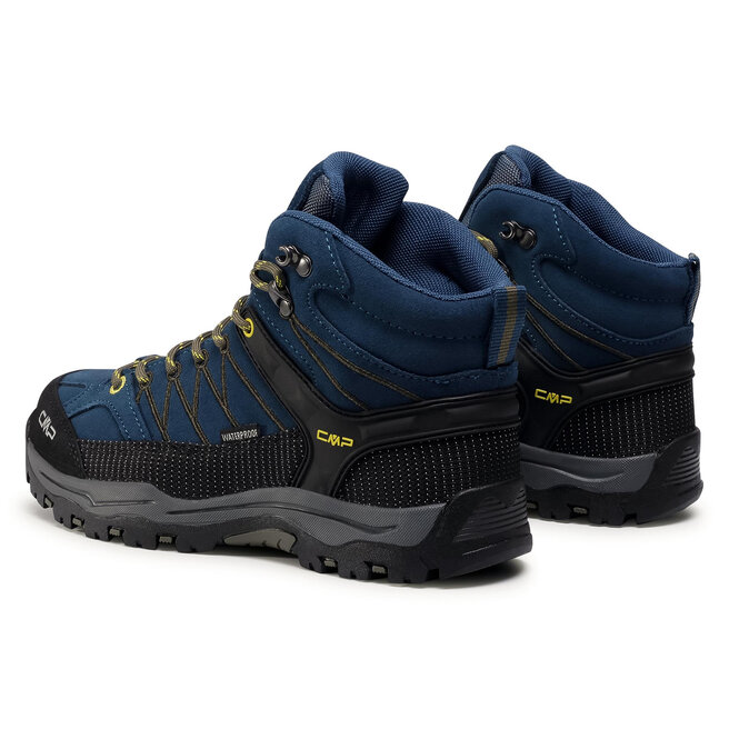 CMP Туристически CMP Kids Rigel Mid Trekking Shoe Wp 3Q12944J Blue Ink/Yellow