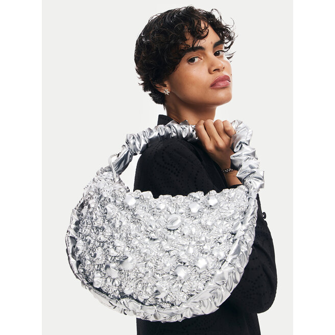 Torebka Desigual Flossy 24WAXA18 Srebrny -