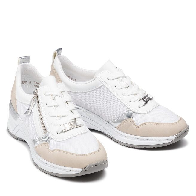Rieker Sneakers Rieker N4331-80 Weiss Kombi