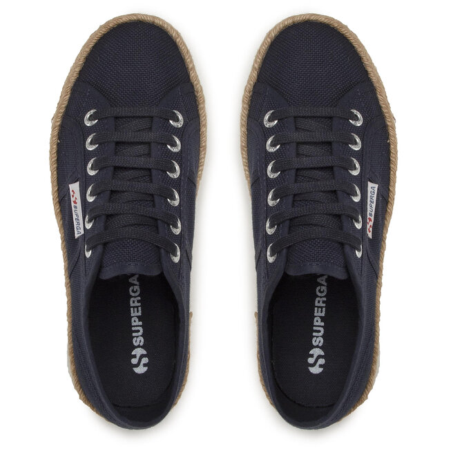 Superga Espadrilles Superga 2790 Rope S51186W Navy/White Off 933