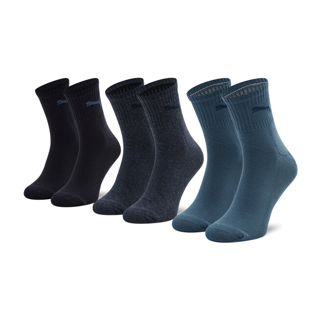 Puma 3er-Set hohe Herrensocken Puma 906110 14 Denim Blue