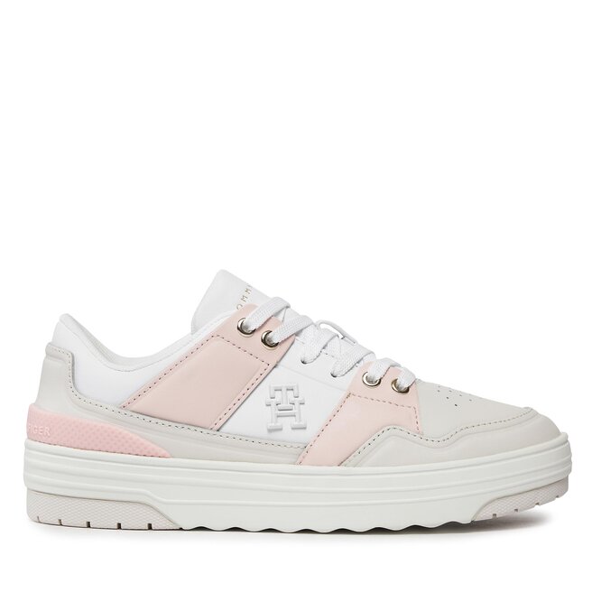 Sneakersy Tommy Hilfiger Th Basket Sneaker Lo - Szary