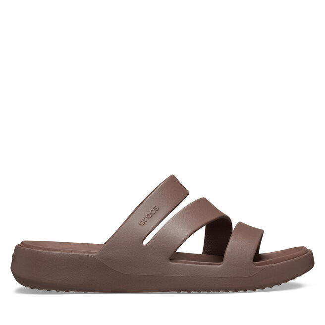 Klapki Crocs Getaway Strappy - Brązowy