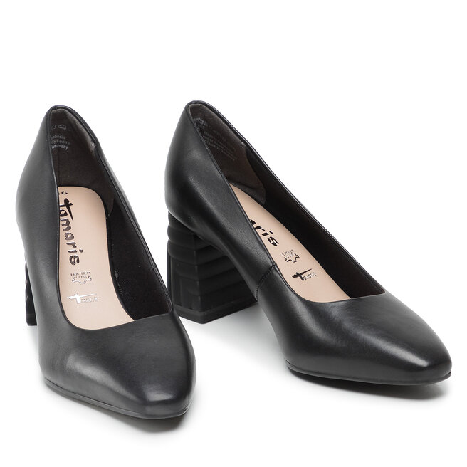 Tamaris Félcipő Tamaris 1-22428-28 Black Leather 003