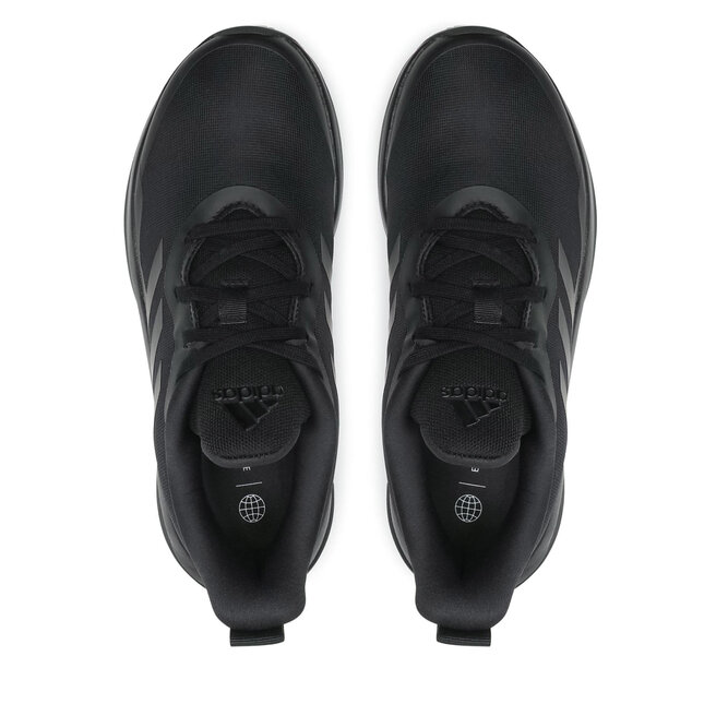 adidas Topánky adidas FortaRun K GZ0200 Core Black/Core Black/Core Black
