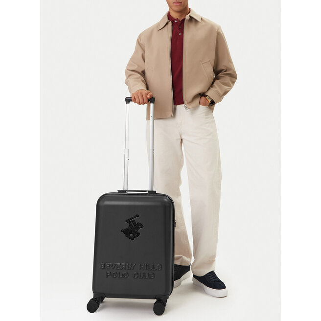 Walizka kabinowa Beverly Hills Polo Club CEO-BHPC-S-003-08-BLACK Czarny -
