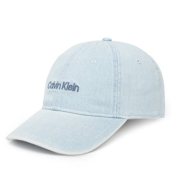 Czapka z daszkiem Calvin Klein Small Monogram LV04K5065G Niebieski -