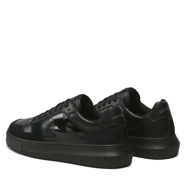 Calvin Klein Jeans Sneakers Calvin Klein Jeans Chunky Cupsole Laceup Mix Lth YM0YM00703 Triple Black BEH
