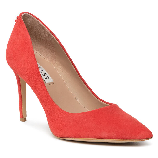Pantofi cu toc subțire Guess Piera FL5PIE SUE08 RED eleganti imagine noua 2022
