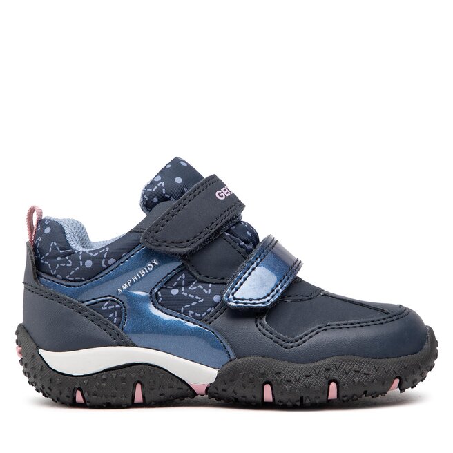 Geox Sportcipő Geox J Baltic G.B Abx A 26H1A 0BCMN C0694 M Navy/Pink