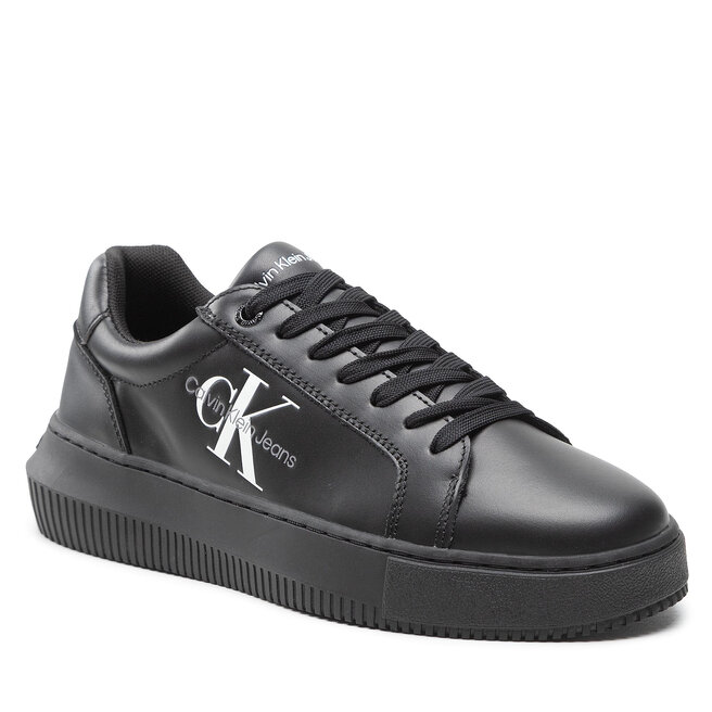 Sneakers Calvin Klein Jeans Chunky Cupsole Laceup Mon Lth Wn YW0YW00823 Triple Black 0GT