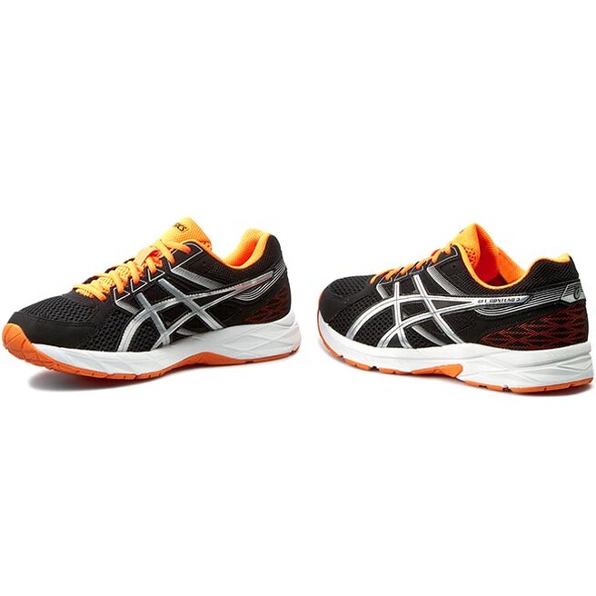 Zapatos Asics Gel-Contend 3 T5F4N Black/Silver/Hot Orange • Www.zapatos.es