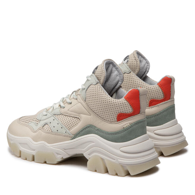 Bronx Sneakers Bronx 47309-AB Creamy White/Frost Mint/M. Red 3653