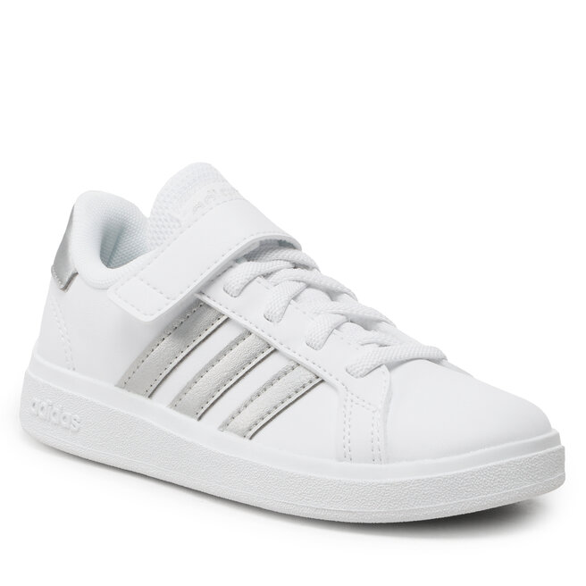 Sneakersy adidas Grand Court 2.0 El K - Biały