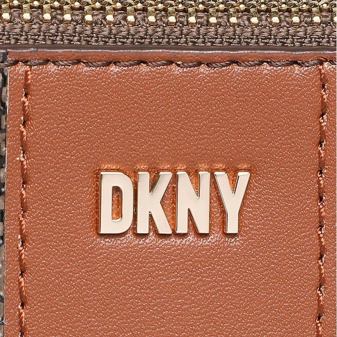 DKNY Дамска чанта DKNY Bryant Dome Crossbody R23E4655 Mocha/Crml D3E