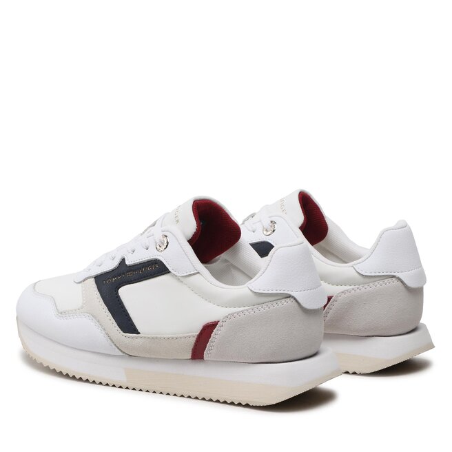 Tommy Hilfiger Αθλητικά Tommy Hilfiger Essential Th Runner FW0FW06947 White/Rwb 0K9