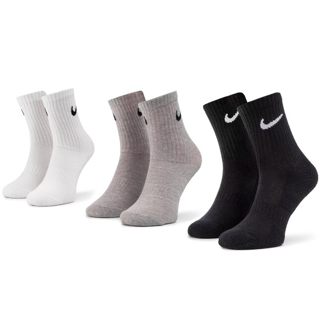 3 pares de calcetines altos unisex Nike Blanco • Www.zapatos.es