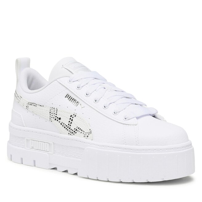 Sneakersy Puma Mayze Snake Jr 392917 01 Puma White Feather Gray
