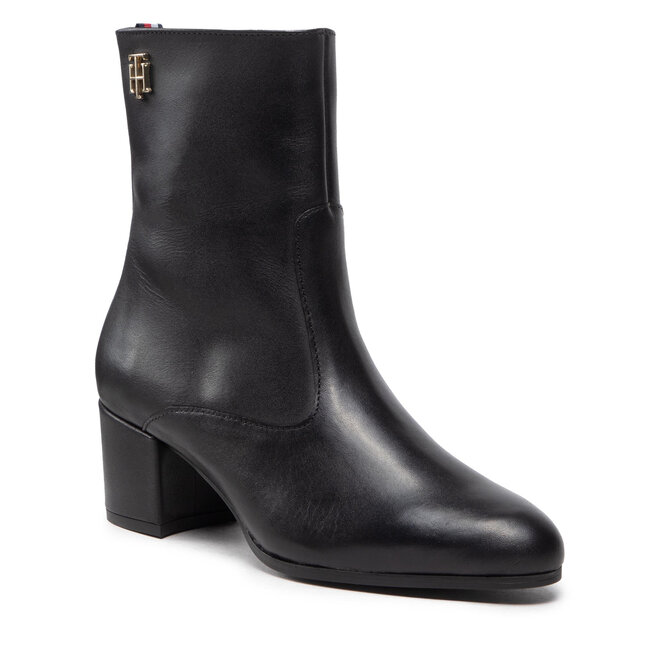 Tronchetti Tommy Hilfiger Th Hardware Bootie Leather FW0FW06760