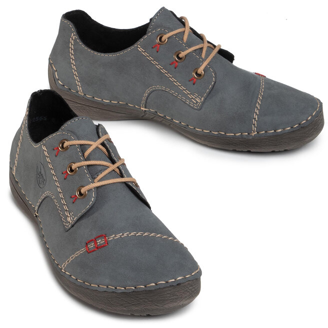Rieker Polobotky Rieker 52520-15 Blau