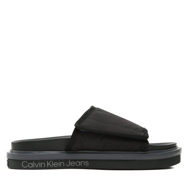 Calvin Klein Jeans Чехли Calvin Klein Jeans Sandal Slide Softny YM0YM00644 Black/Imperial Blu 0GP