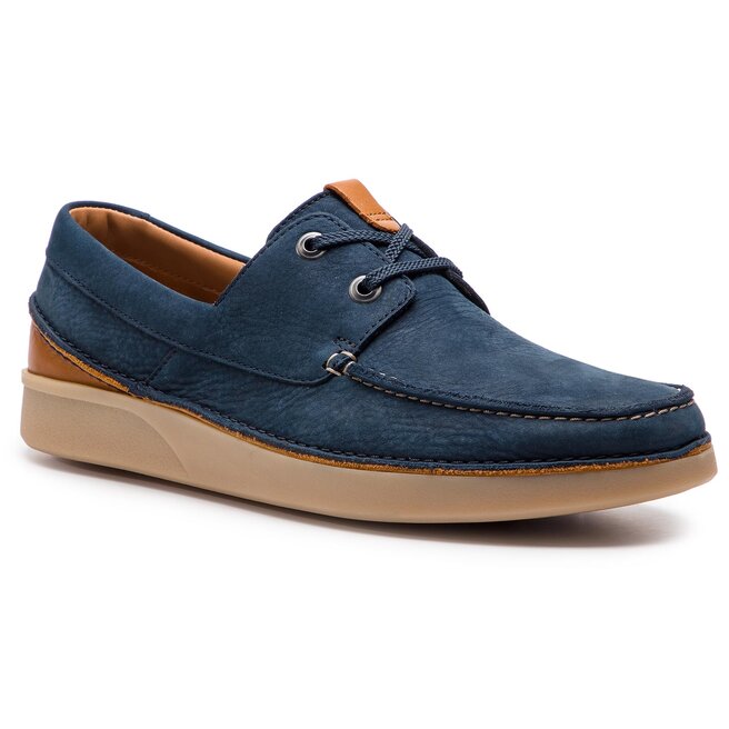 Scarpe basse Clarks Oakland Sun 261395537 Navy Nubuck escarpe