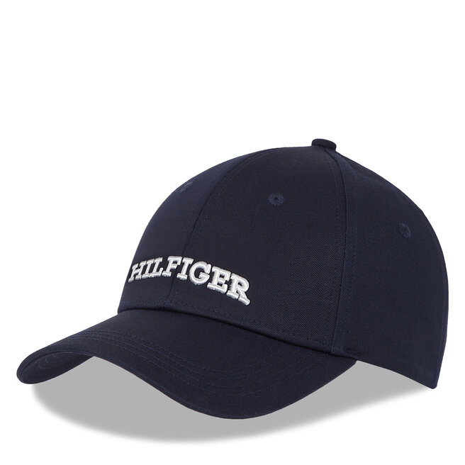 Καπέλο Jockey Tommy Hilfiger Hilfiger Prep Cap AW0AW16040 Σκούρο μπλε
