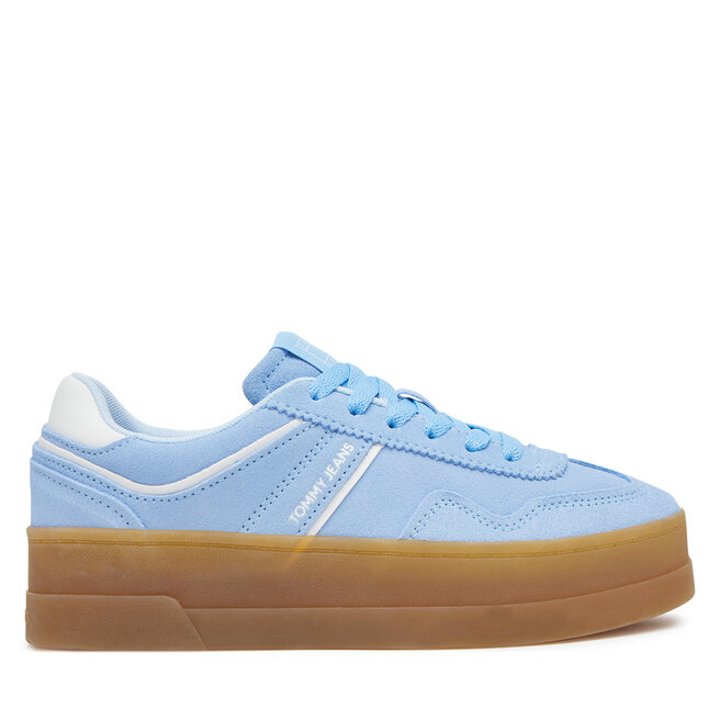Sneakersy Tommy Jeans The Greenwich Flatform 2b - Niebieski