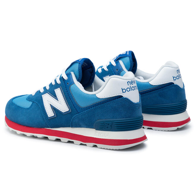 Sneakers New Balance ML574ERG Bleu • Www.chaussures.fr