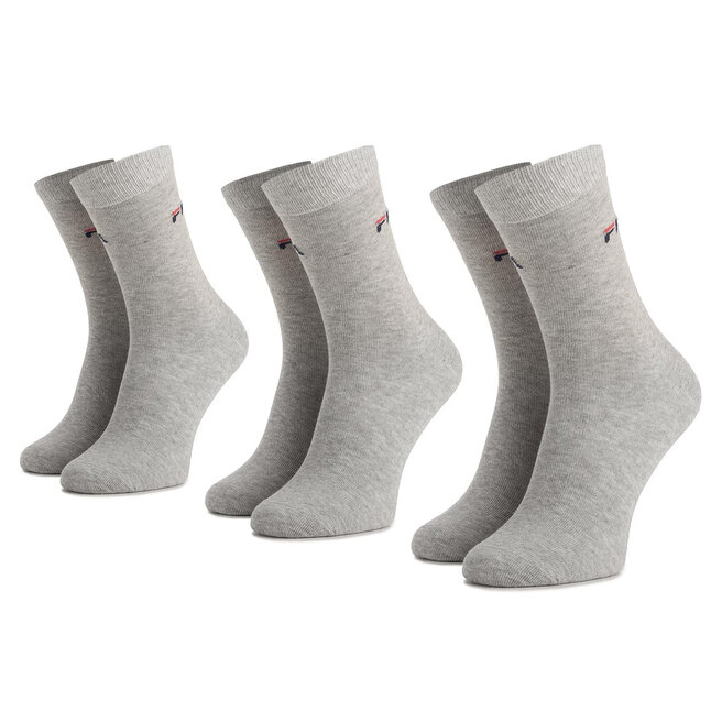 Fila Набір з 3 пар низьких шкарпеток unisex Fila F9630 Grey 400