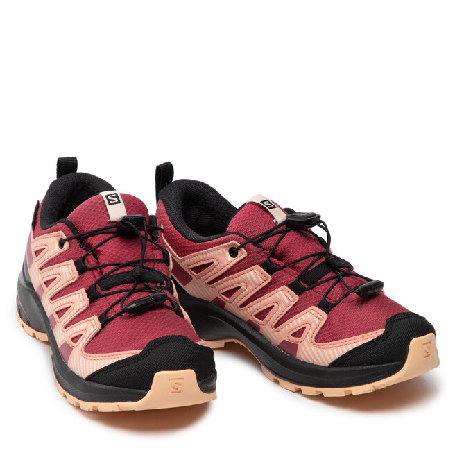 Salomon Bakancs Salomon Xa Pro V8 Cswp J 416144 09 W0 Earth Red/Black/Almond Cream