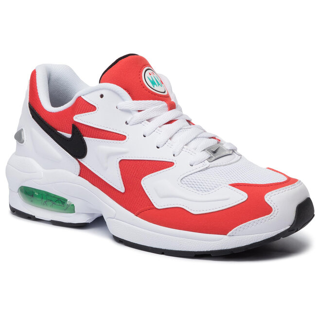 Nike Skor Nike Air Max2 Light AO1741 101 White/Black/Habanero Red