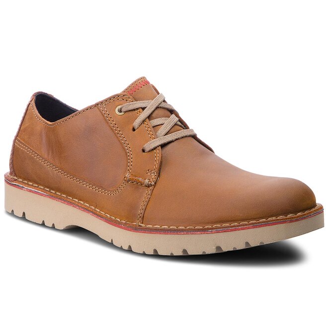 Cipele Clarks Vargo Plain 261366767 Dark Tan Leather â¢ Ecipele.hr