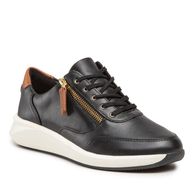 Sneakers Clarks Un Rio Zip 261680184 Black Leather
