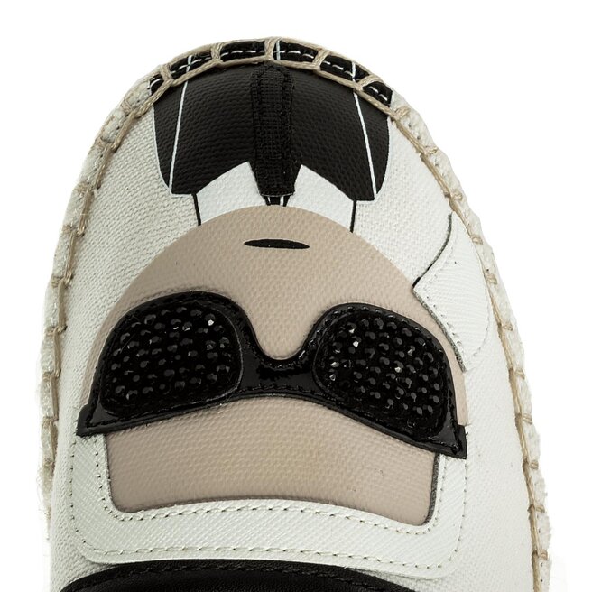 KARL LAGERFELD Еспадрили KARL LAGERFELD KL80111 White Lthr/Textile