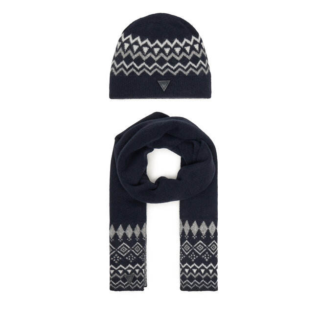 Zestaw Szalik i Czapka Guess M4PZ60 Z3LQ0 Granatowy -