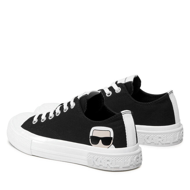 KARL LAGERFELD Кецове KARL LAGERFELD KL60310 Black Canvas