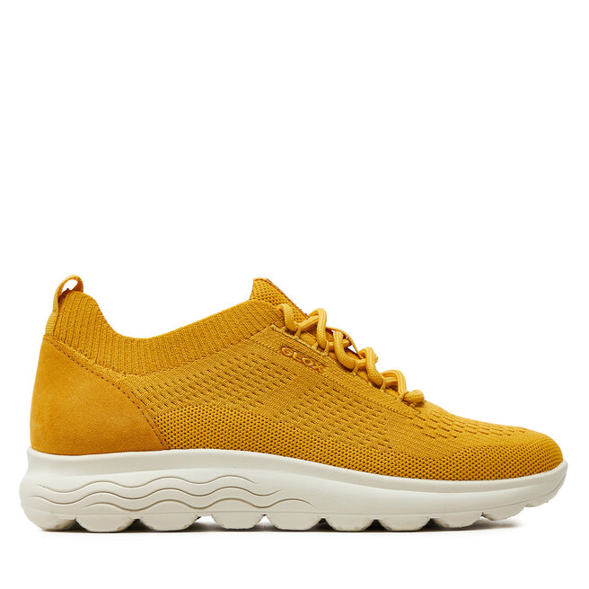 Sneakersy Geox D Spherica D15NUA 06K22 - Żółty