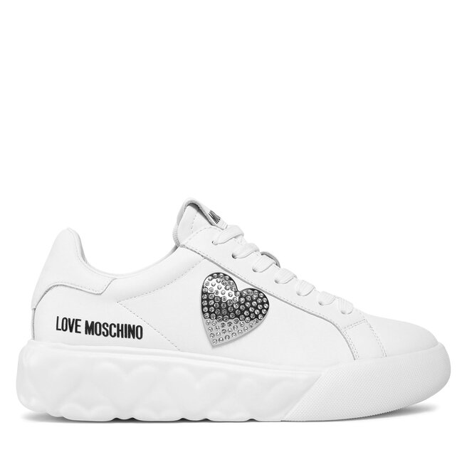 Sneakersy LOVE MOSCHINO - Biały