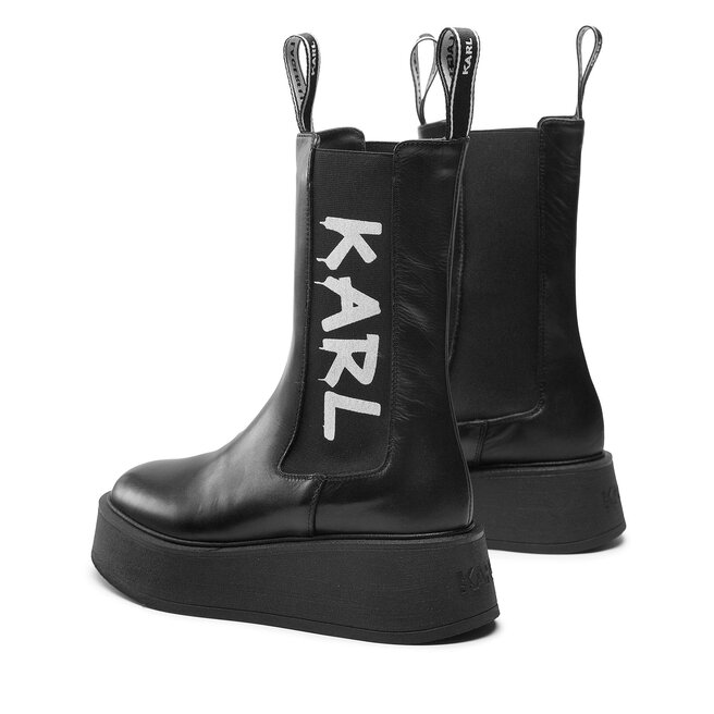 KARL LAGERFELD Ghete Jodhpur KARL LAGERFELD KL42460 Black Lthr